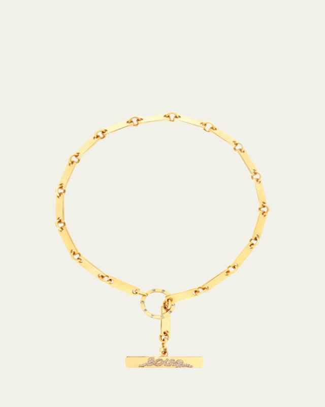 Love Charm Toggle Necklace